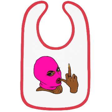 Discover HustleSkillz com Gansta Goddess 12 Pink Bibs