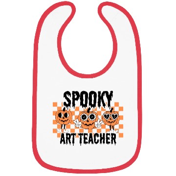Discover Halloween Spooky Art Teacher Bibs