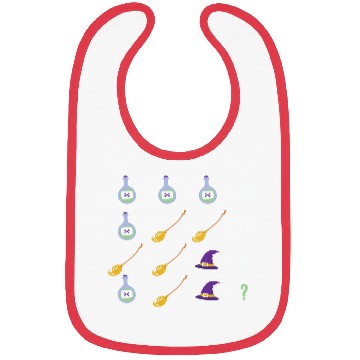 Discover Math Teacher Halloween Day Bibs