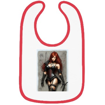 Discover "Fierce Beauty: Redhead Warrior" Bibs