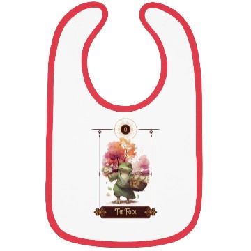 Discover "The Fool" Frog Tarot Card Bibs