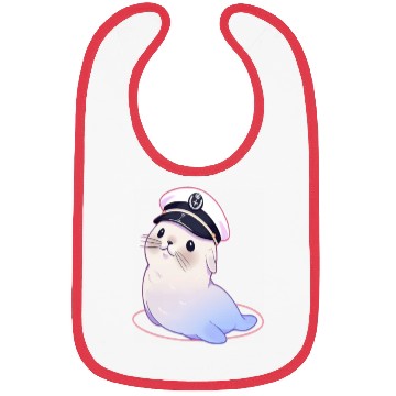 Discover Seal Sailor Cap Boat Captain Cap Boating Seal Bibs