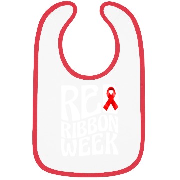 Discover Red ribbon week Bibs