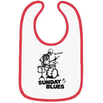 Discover Sunday Blues - Black Ink Bibs