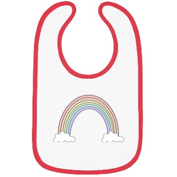 Discover Pastel Rainbow Love Bibs