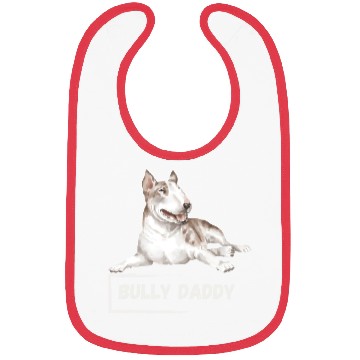 Discover Bull Terrier Dad Bibs