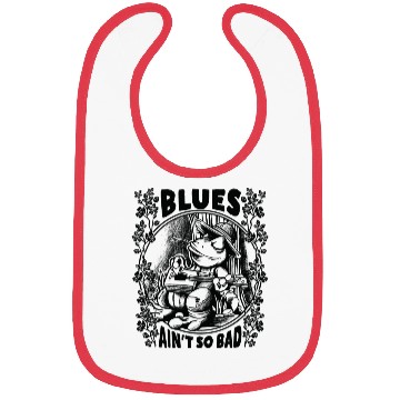 Discover Delta Blues Frog With Guitar Blues Ain t So Bad Bibs