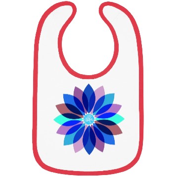 Discover Neon Floral Mandala Bibs
