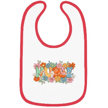 Discover NICU Nurse Flower Bibs