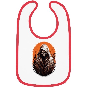 Discover Spooky Halloween Grim Reaper Bibs