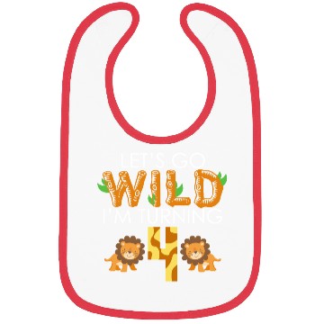 Discover TURNING 4 BIRTHDAY Bibs