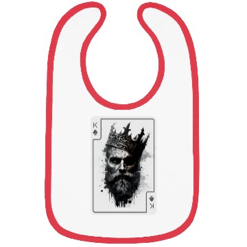 Discover King Gothic Poker Card Game Horror Creepy Bibs