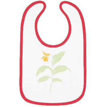 Discover Yellow Orchid Plants Lover Gift Bibs