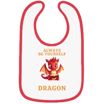 Discover "Always Be Yourself" - Book Reading Red Dragon Bibs