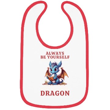 Discover "Always Be Yourself" - Book Reading Blue Dragon Bibs