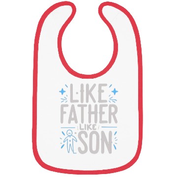 Discover Like Father Like Son Bibs