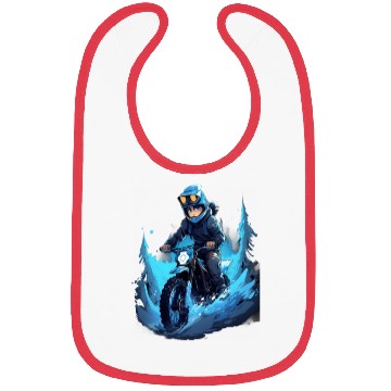 Discover Dirt Bike Anime Ice Racing Motorcycle Ice Racer Bibs