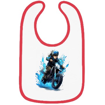Discover Dirt Bike Anime Ice Racing Motorcycle Ice Racer Bibs