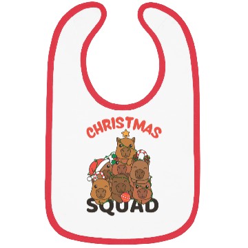 Discover Capybara Christmas Tree Christmas Squad Capybaras Bibs