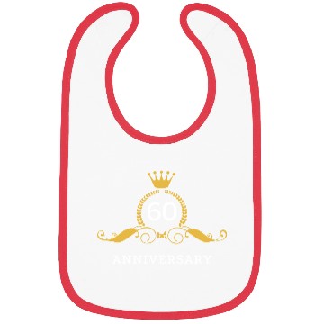 Discover 60th Diamond Wedding Anniversary / Sixty Years Bibs