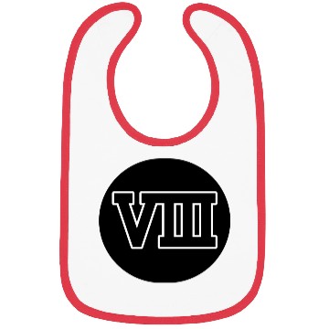 Discover 8 Years Greek Symbol / Number Eight Bibs