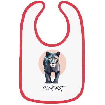 Discover Beautiful Tiger Geometric Polygon Design Bibs