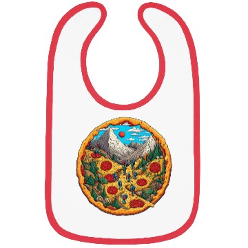 Discover Pizza landscape Bibs