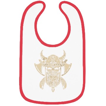 Discover Skull Viking Bibs