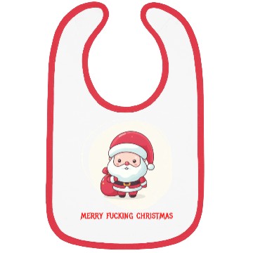 Discover Cute Bad Santa Bibs