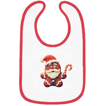 Discover Funny Christmas Cookie Bibs