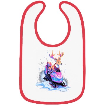 Discover Snowmobile Deer Motor Sled Riding Snowmobiling Bibs