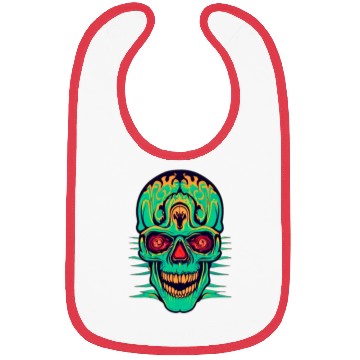 Discover Weird Skull N2 Bibs