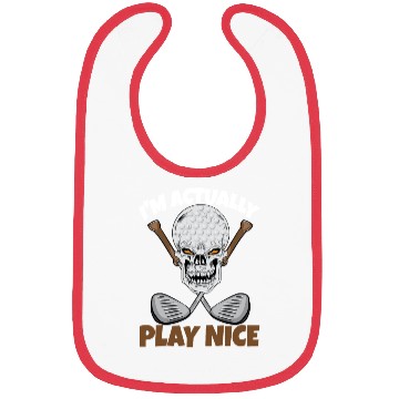 Discover I'm Actually Play Nice Golf Bibs