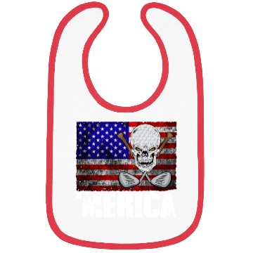 Discover Merica Golf Bibs