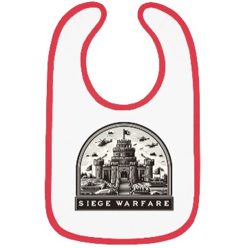 Discover Modern Meets Medieval: Epic Siege Warfare Fantasy Bibs