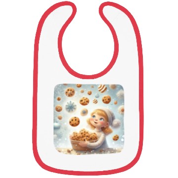 Discover Cookie Raining Wonderland Bibs