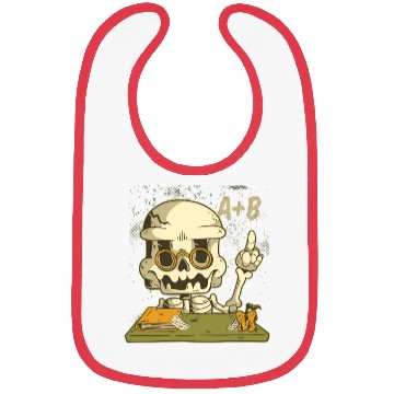 Discover Halloween Costume Teacher Skeleton Bibs