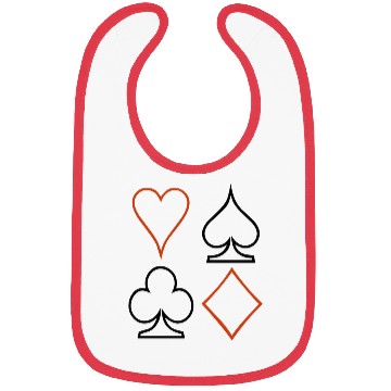 Discover Playing Card Poker Bibs