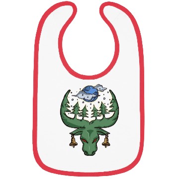 Discover Merry Xmas Christmas Deer Bibs