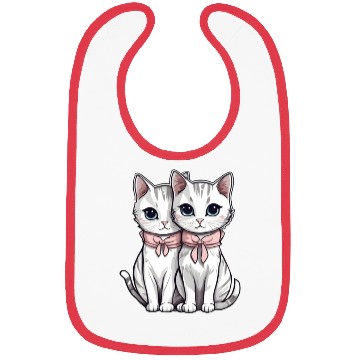 Discover there are two kittens Bibs