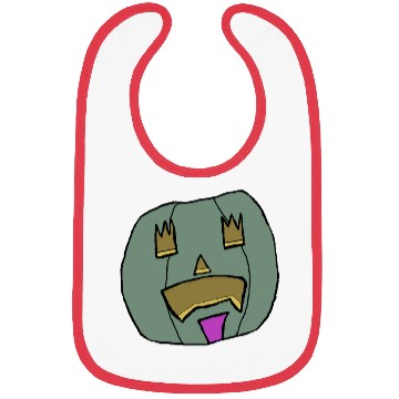 Discover Halloween Pumpkin Jack o lantern 2 Bibs