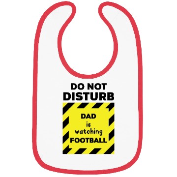 Discover Do Not Disturb Dad Bibs