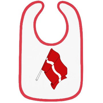 Discover Flag of Latvia Bibs