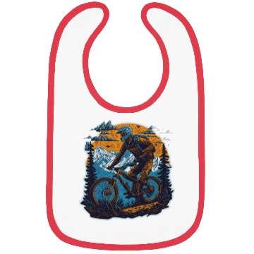 Discover Mountain Cycling poster Bibs