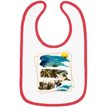 Discover West Coast Los Angeles California Beach Bibs