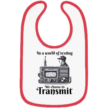 Discover Vintage Ham Radio Operator Funny Bibs