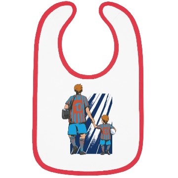 Discover Father And Son Soccer Fans Bibs