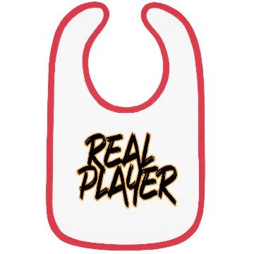 Discover Real Player Typography Design Bibs