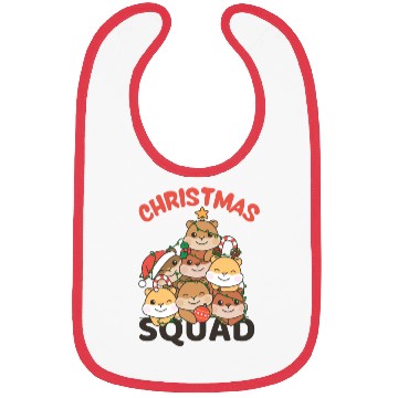 Discover Hamster Christmas Tree Christmas Squad Hamster Bibs