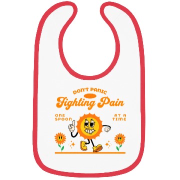 Discover Fighting Pain One Spoon at a Time Bibs
